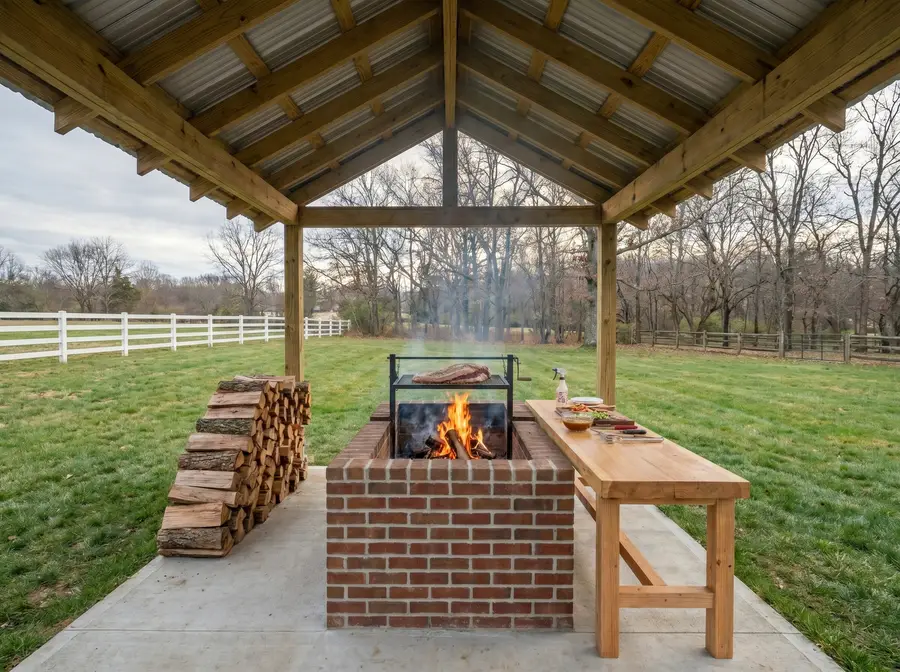 Open-Fire BBQ Pavilion Build Guide